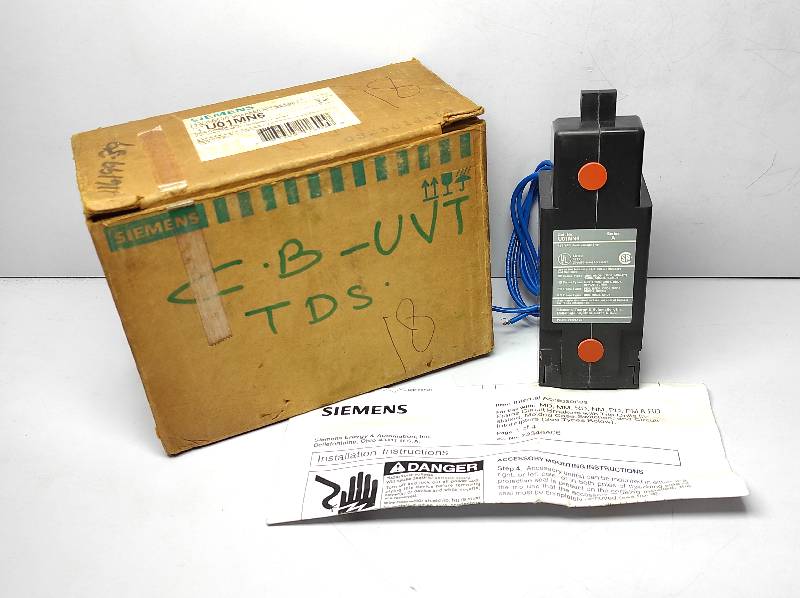 Siemens U01MN6 Series A I T E Circuit Breaker Accessory