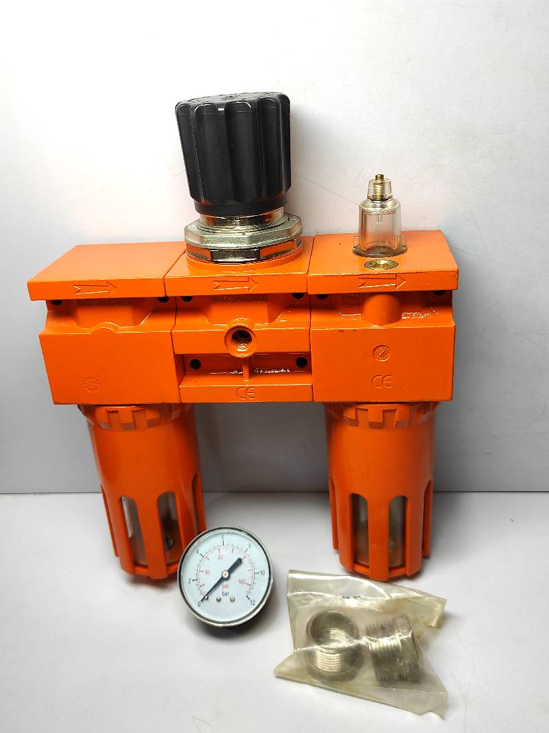 FRL3M Air Lubricator Regulator Dryer 1Inch NPT Thread With Manometer