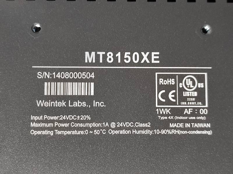 Weintek MT8150XE Display