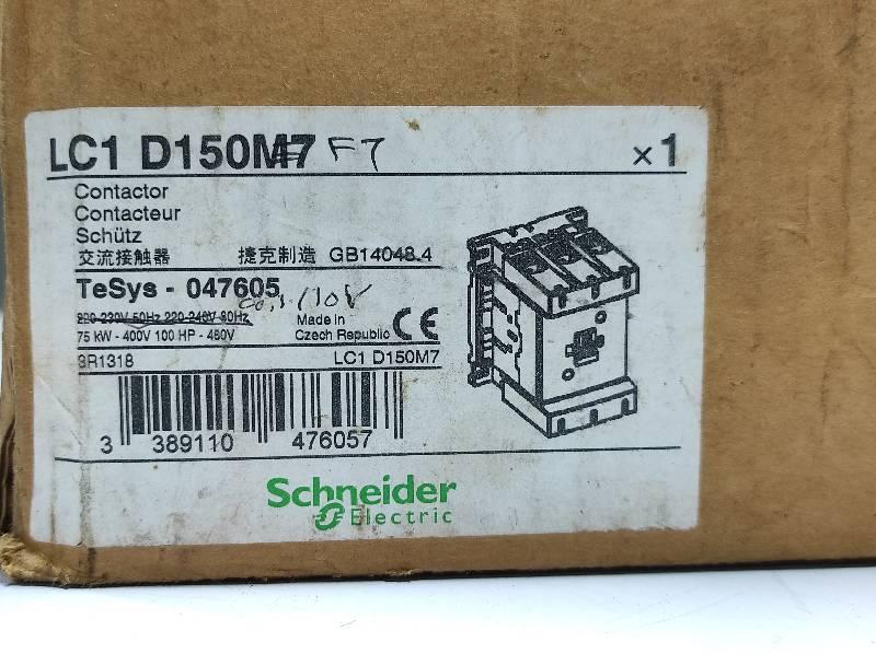 Schneider LC1 D150F7 Contactor 110V 50-60HZ