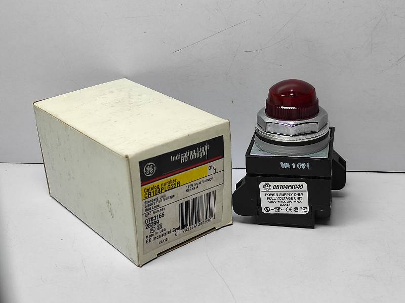 General Electric CR104PLG22R Indication Light CR104PXG49