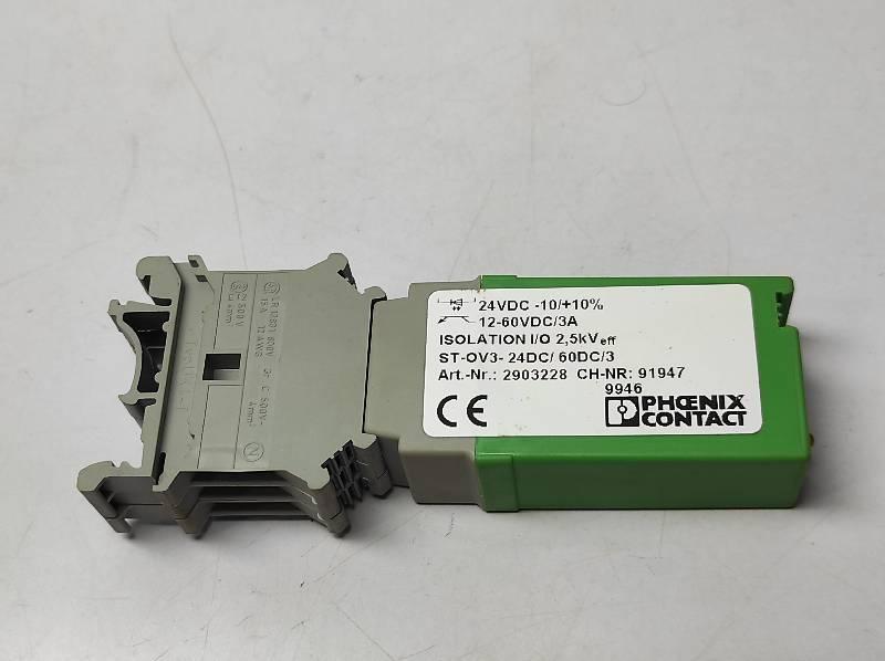 Phoenix Contact 2903228 ST-OV3-24DC/60DC/3 Opto Coupler