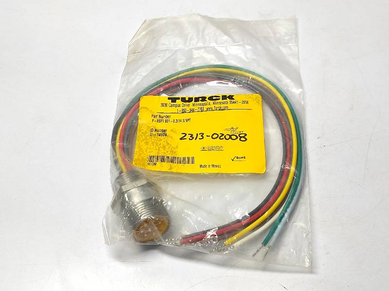 Turck P-RSFV 801-0.3/14.5/NPT Connector U-14928