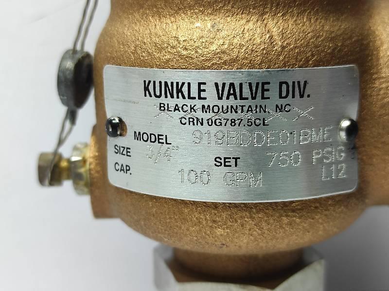 Kunkle 919BDDE01BME Safety Relief Valve