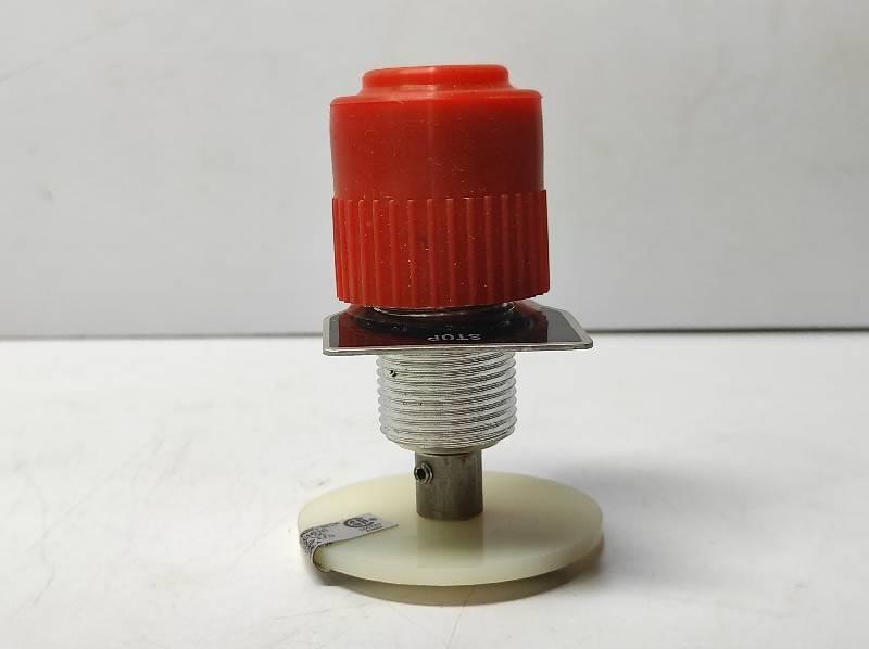 EGS A00010158 Heavy Duty Red Rubber Booted STOP Push Button