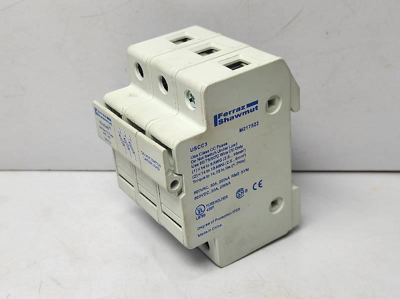 Ferraz Shawmut M217522 Fuse Holder USCC3 600V 30A