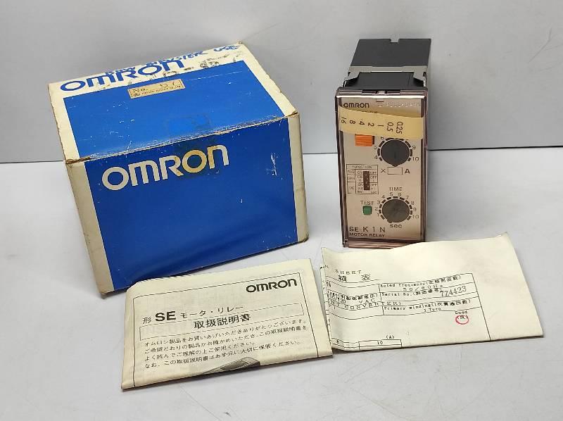 Omron SE-K 1N Motor Protective Relay AC100-110-120V SEK1N