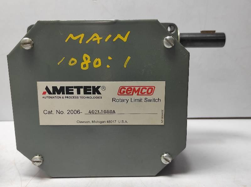 Ametek Gemco 2006-402L1080A Rotary Limit Switch