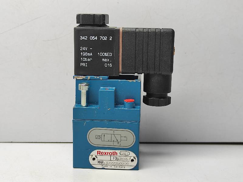 Rexroth 3722250220 Pneumatic Valve 372 225 022 0