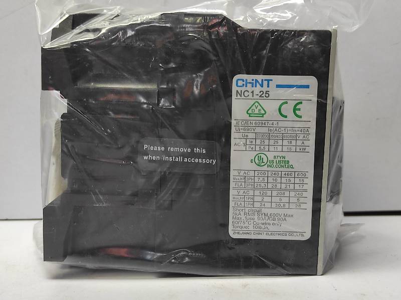 Chint NC1-2510 AC Contactor 230V 50_60Hz