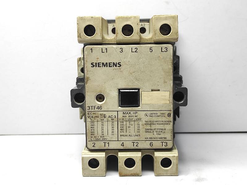 Siemens 3TF46 Contactor