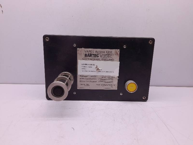 Bartec Vodec VAP01 Access Unit 5VDC 2W Ui=7.5V Ii=750mA Ci=1.0µF Pi=1.41W