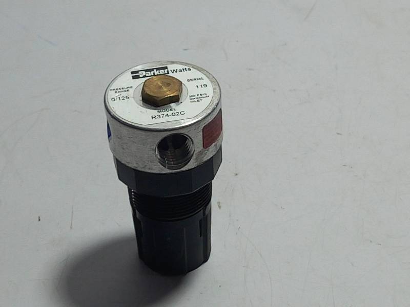 Parker Watts R374-02C Pressure Regulator Pressure Range 0-125 Max Inlet 500 Psig