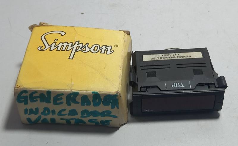 Simpson M23510340 Digital Panel Meter 1X357