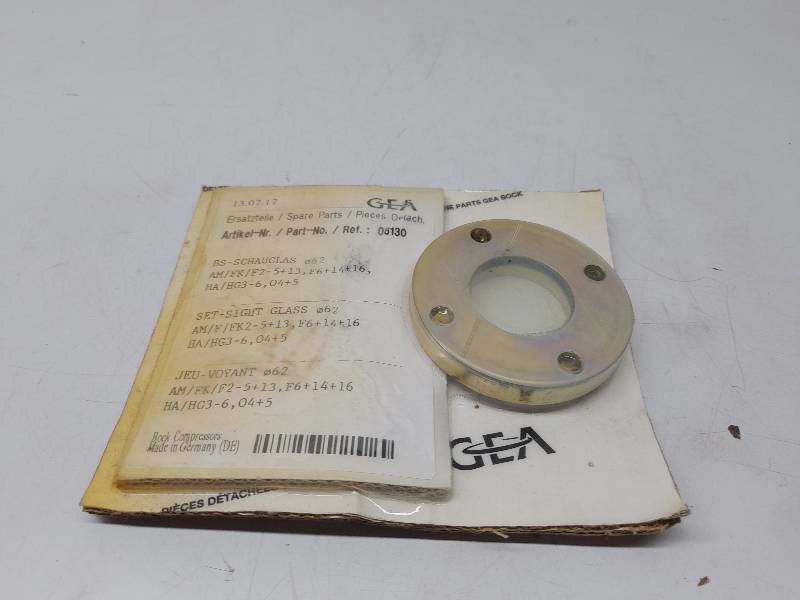 GEA 08130 Bock Compressor Set-Sight Glass ?62