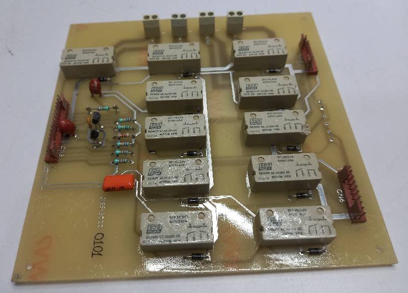 PCB 0185-6022 0101 Control Relay Board ST2-DC24V