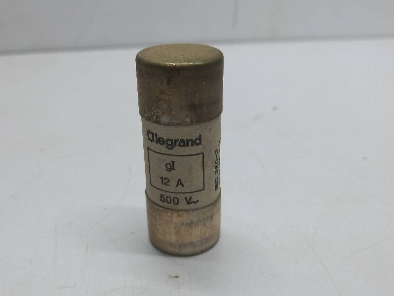 Legrand gI 12A 500V~ Fuse 15312 22 x 58 MM – 10PCs/Pack