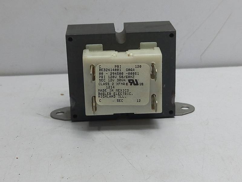 Basler BE32414001 Hobart 00-294500-00051 Transformer Pri 120V 50/60Hz Sec 12V 30VA