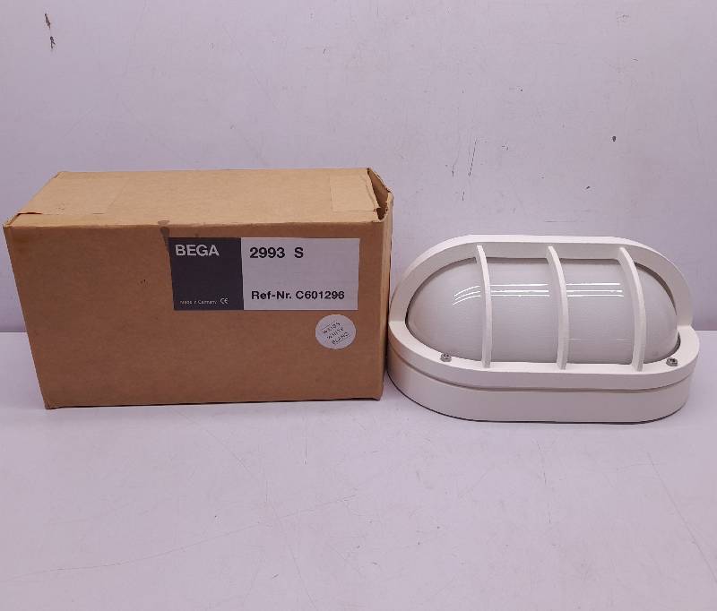 Bega 2993 S White Lamp Complete C601296 2993S