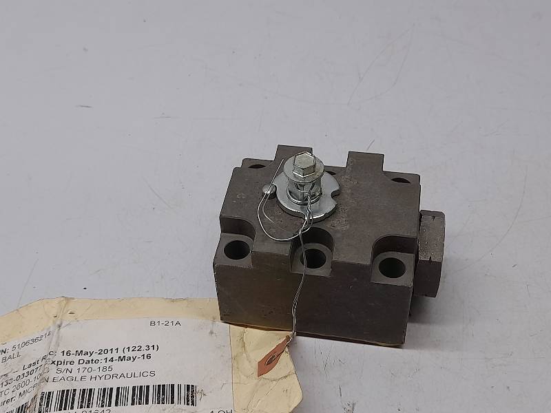 Hydac KHP-10-1112 Valve Block PN 350 Bar 5000 PSI Micron Eagle Hydraulics 510636214 Ball Valve