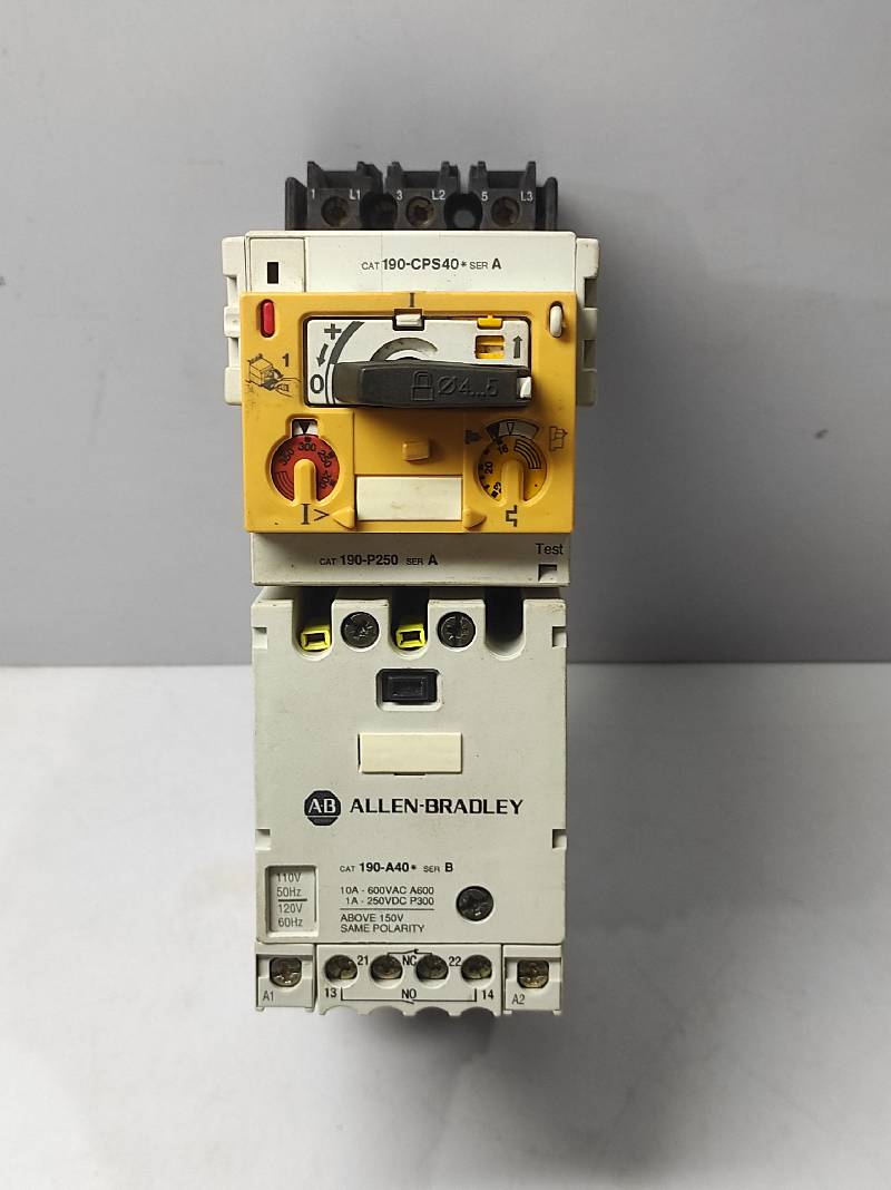 Allen Bradley 190-CPS40D Ser A Cocrdinated Protected Starter