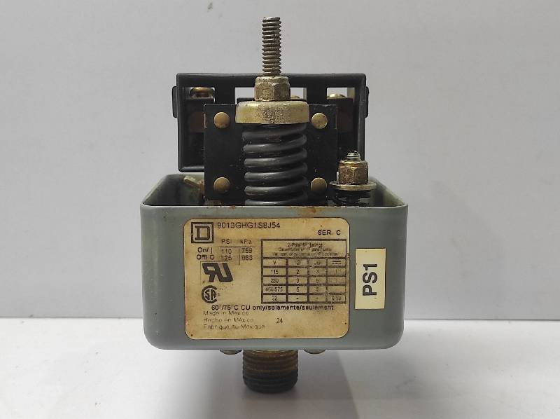 Square D 9013GHG1S8J54 Ser C Pressure Switch