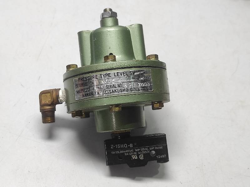 Nakakita Pressure Type Level Switch 0.54 kg/cm2