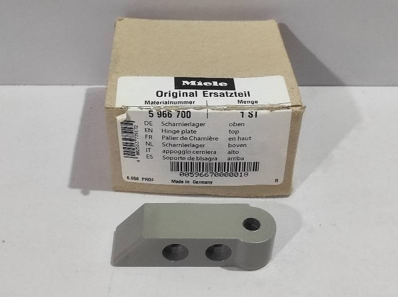 Miele 5 966 700 Hinge Plate Top 5966700