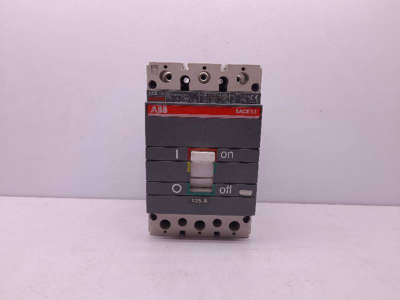 ABB Sace S3 S3L 3Pole Circuit Breaker 125A