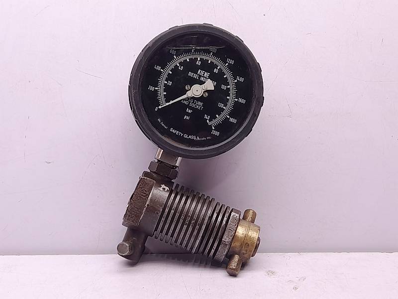 Kiene Diesel K-100 Cylinder Pressure Indicator Pat No 2.280.411 0-140 Bar 0-2000 PSI