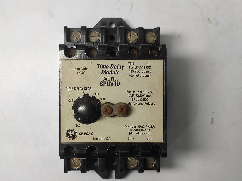 GE SPUVTD time Delay Module