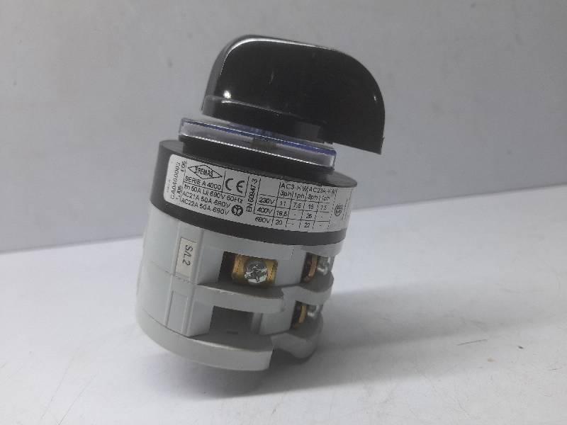 Esab 0455159001 Main Switch A4303 Bremas CA0400003 Ith 50A Ui 690V 50Hz