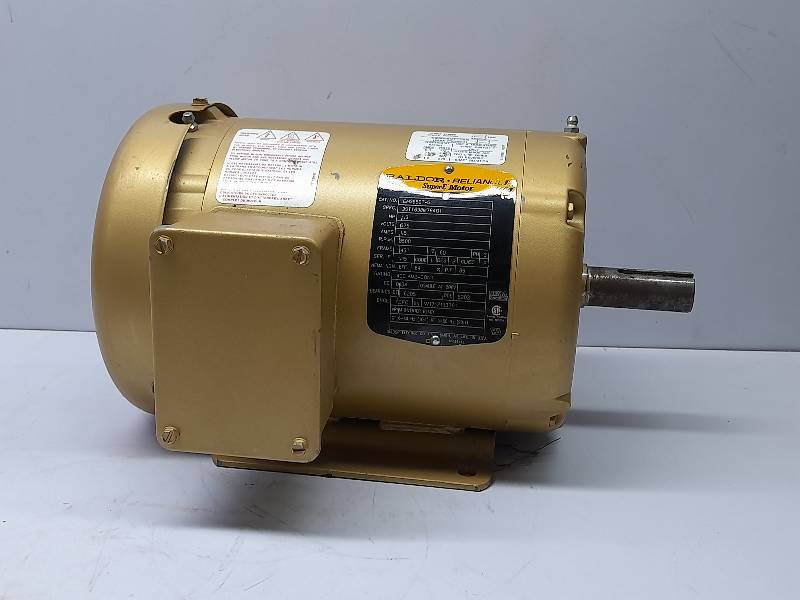 Baldor Reliance EM3550T-5 Motor 35TT638M784G1 1.5HP 575V 1.5A 3500RPM 60Hz 3PH