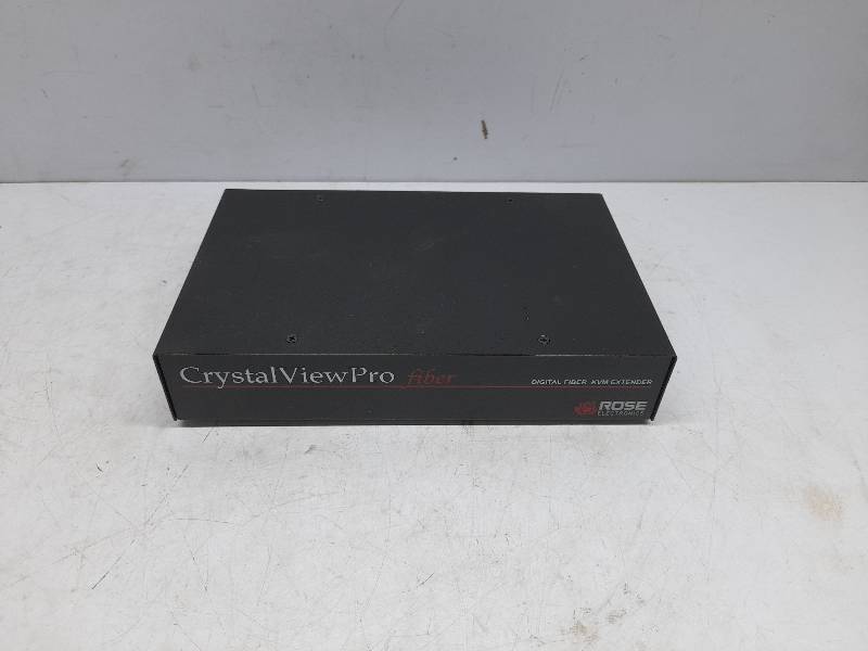 Rose Electronics CRK-2DFMPDVI/AUD Crystal View Pro Fiber Digital Fiber KVM Extender CRV-DLDFMPDVI/AUD