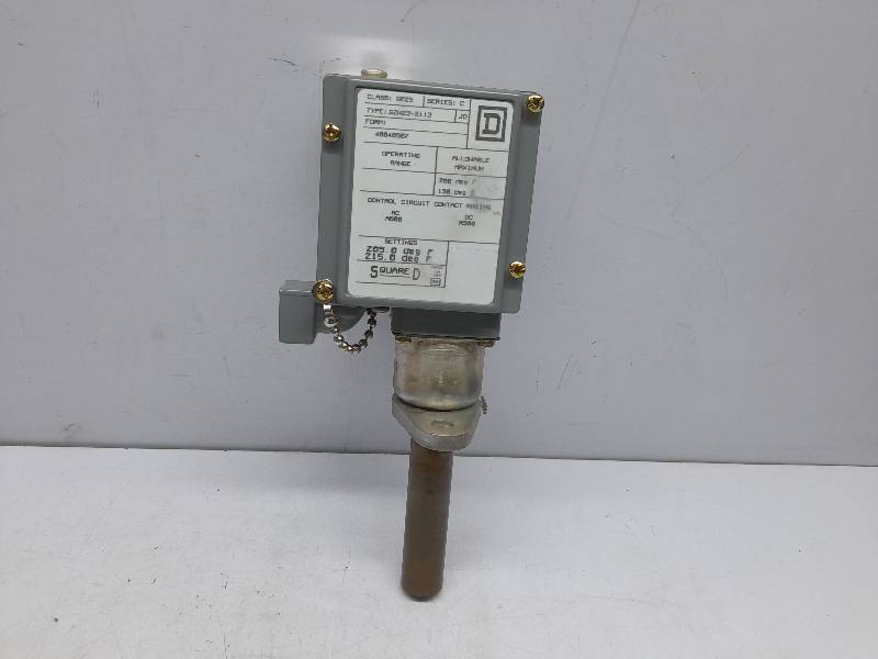 Square D 9025 GZW23-5113 Ser C Temperature Switch 40040507 EMD 1-40040507