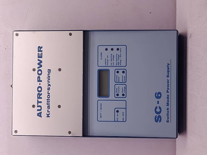 Autro Power SC-6 Switch Mode Power Supply SC-6A/24-6C In 161-276VAC 45-66Hz Out 24VDC 6A