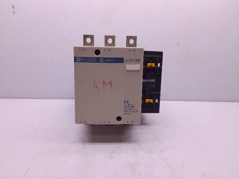 Telemecanique Square D LC1F185 Contactor LC1 F 185 Coil LX1 FG 360 360V50Hz 440V60Hz