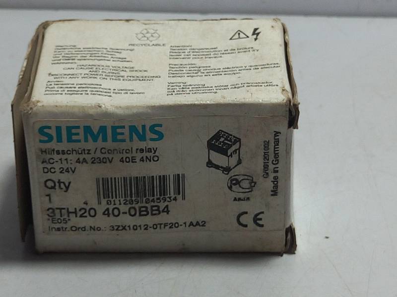 Siemens  Screw terminal DC operation 24 VDC