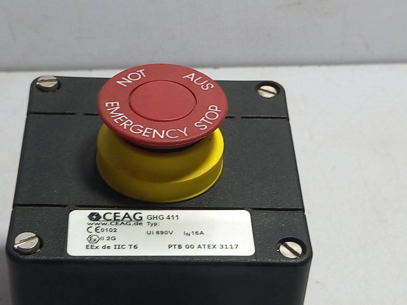 CEAG GHG 411 EMERGENCY STOP NOT AUS 690V AC