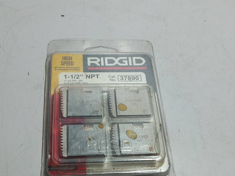 Ridgid 1-1/2” NPT Pipe Threading Dies