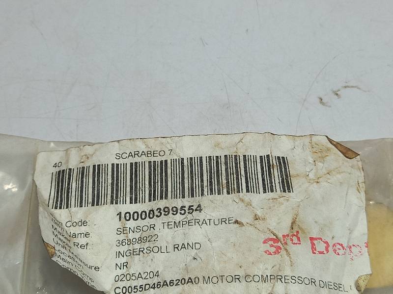 INGERSOLL RAND 36898922  SENSOR , TEMPERATURE MOTOR COMPRESSOR DIESEL