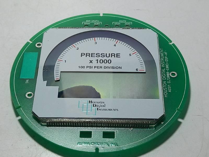 HOUSTON DIGITAL INSTRUMENT SAH2000 E055  TK PSI DISPLAY ASSY 