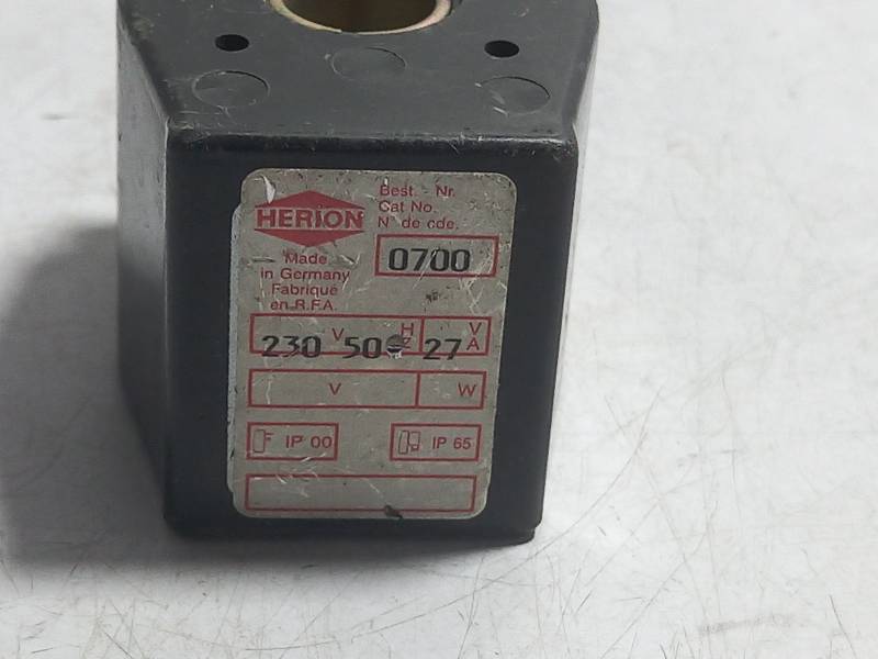 HERION 0700  COIL  230V 50Hz 27VA