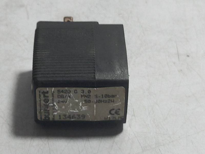 BUKRET 134639 COIL FOR SOLENOID VALVE  D6/4 24V  PN2 5-10BAR 50-60Hz2W