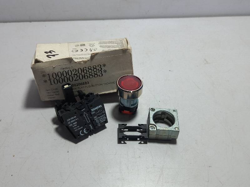 Siemens 3SB36550AA21 Illumin Flat Pushbutton