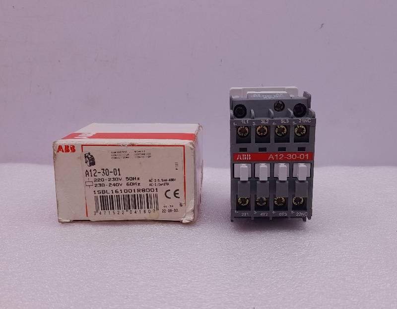 ABB A12-30-01  POLE CONTACTOR 220-230V 50Hz  230-240v 60Hz