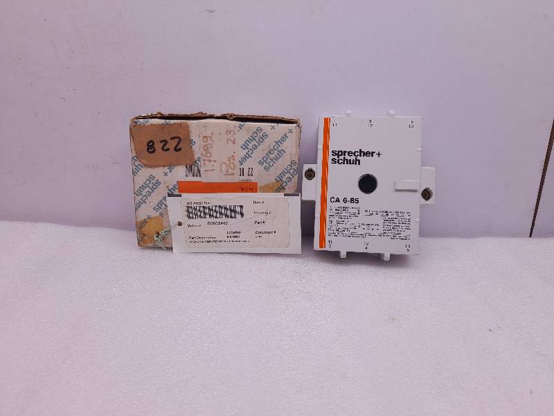 SPRECHER SCHUH CA6-85  REVERSING STARTER CONTACTOR