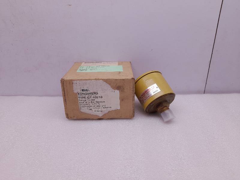 KONGSBERG GT-100/10  PRESSURE TRANSMITTER 10bar  4-20ma, 2-wire 