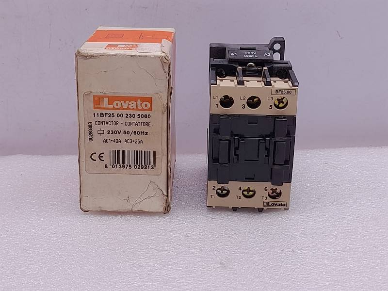 Lovato BF 25 20400100 CONTACTOR  220/240V, 50/60HZ 