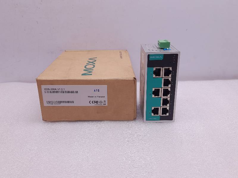 MOXA ED-208A  ETHERNET SWITCH  RJ45 PORTS 8,  100Mbps 